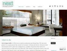 Tablet Screenshot of nextdesignstudio.com